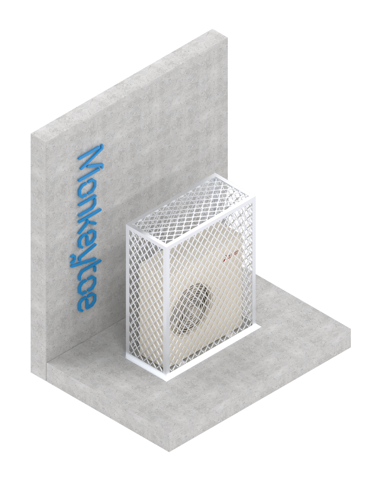 HVAC Condenser Security Cage - Large