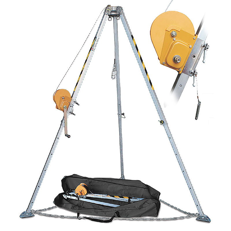 ALUMINIUM TRIPOD WITH WINCH
